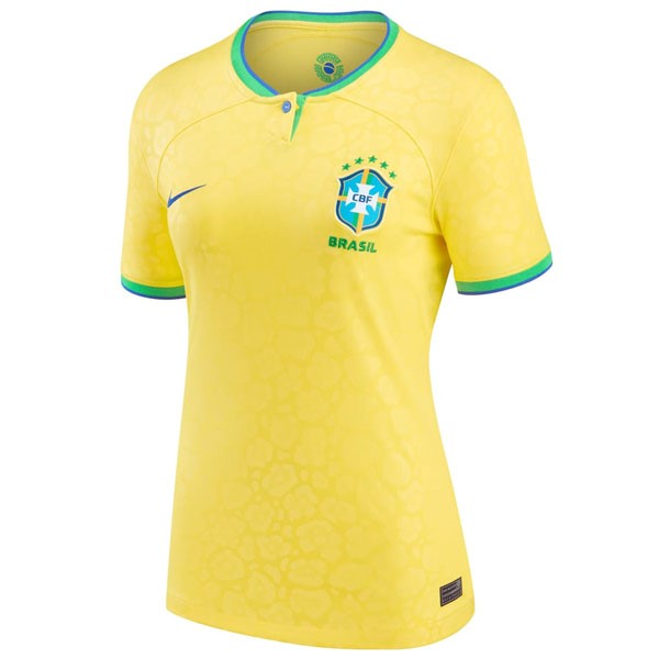 Camiseta Brasil 1ª Mujer 2022-2023